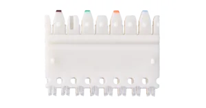 Коннектор NETLAN 110 типа, Кат.5e (Класс D), (Класс D), 100МГц, 4 пары, белый, уп-ка 100шт.