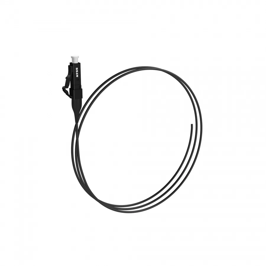 Пигтейл оптический NTSS PREMIUM LC/UPC 50/125мкм OM4 1.5м LSZH чёрный