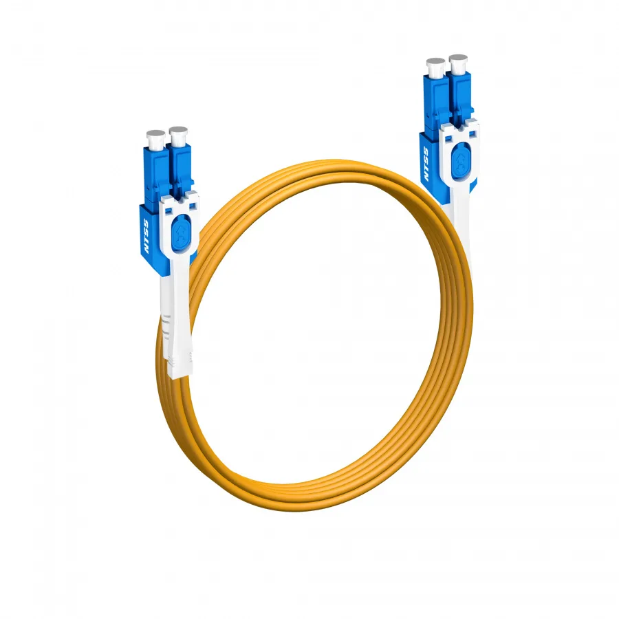 Шнур оптический NTSS PREMIUM dpc Push Pull Tabs UniBoot LCpptub/UPC-LCpptub/UPC 9/125 2.0мм, 10м LSZH (патч-корд)