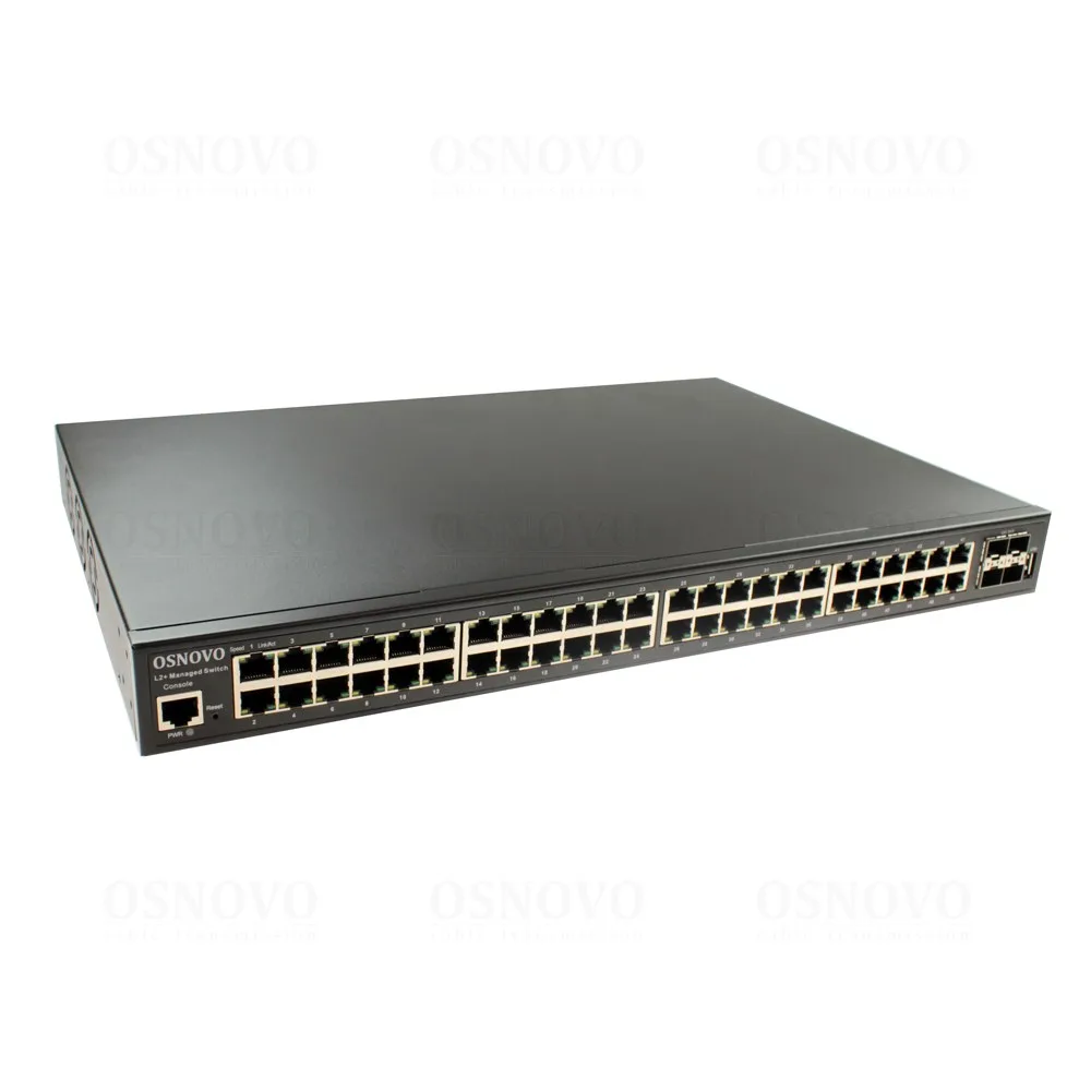 SW-48G4X-L2 Управляемый L2+ коммутатор Gigabit Ethernet на 52 порта OSNOVO
