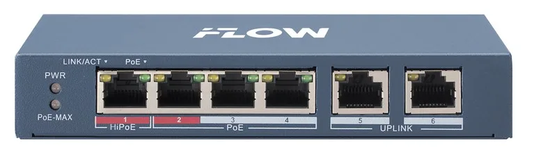 F-SW-EU206HPOE-V Неуправляемый коммутатор iFlow