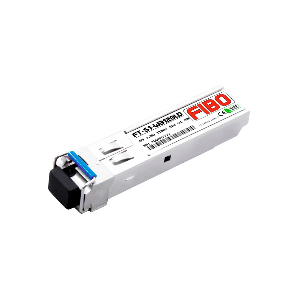 SFP модуль FT, 1.25G, DDM (20 км, TX 1310 нм,  LC)