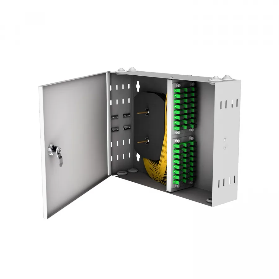 Кросс настенный NTSS PREMIUM, предсобранный, 24 порта SC/APC, 9/125 мкм