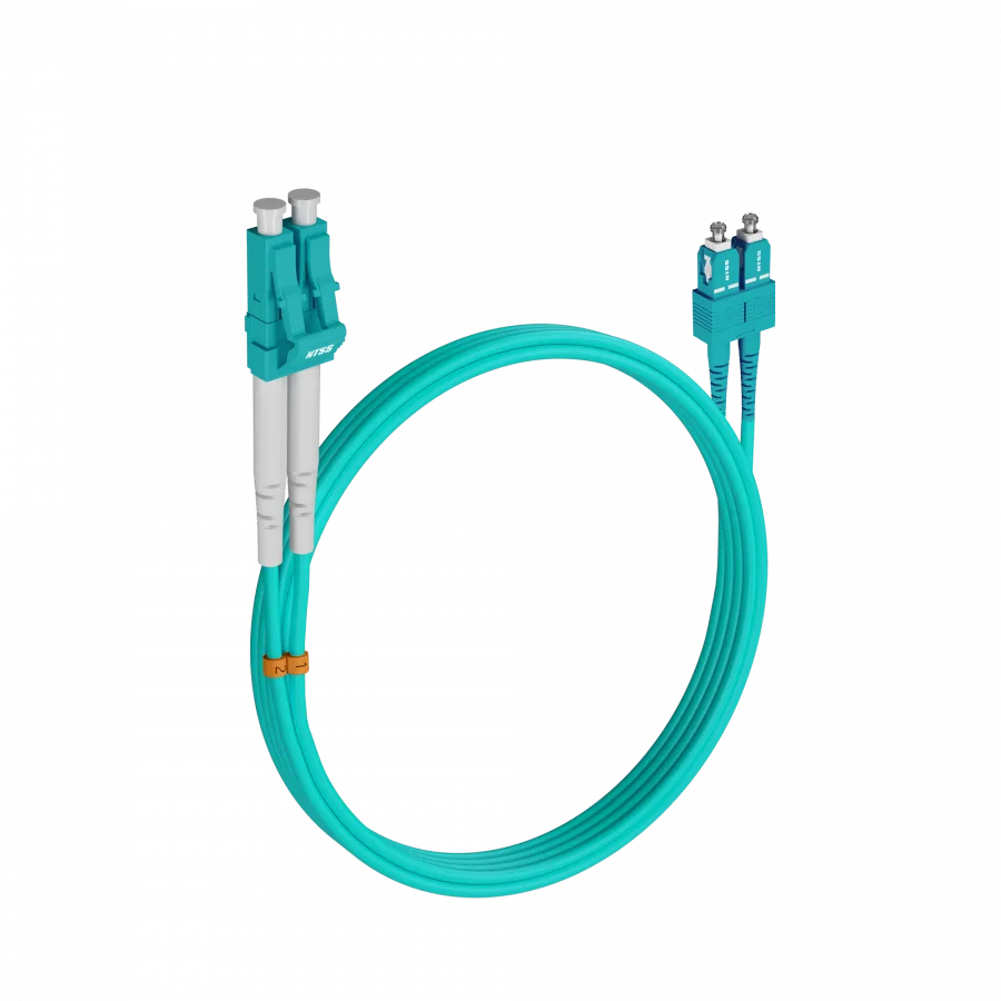 Шнур оптический NTSS dpc LC/UPC-SC/UPC 50/125 OM3 2.0мм 7м LSZH (патч-корд)