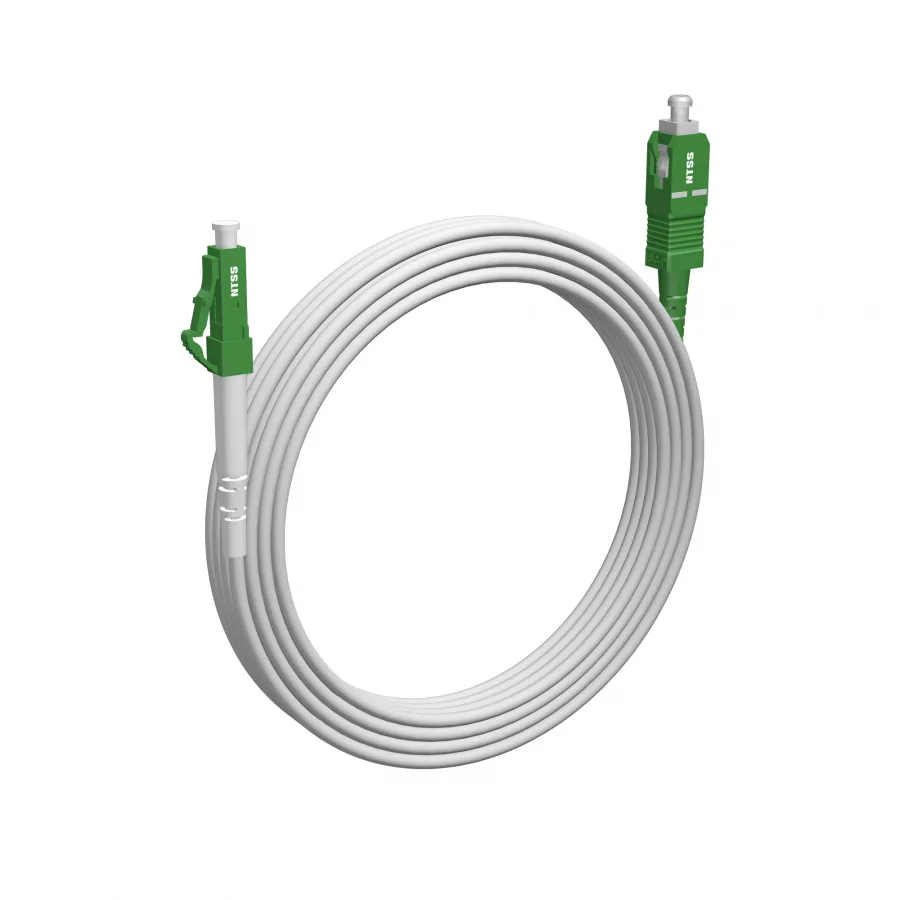 Шнур оптический NTSS spc LC/APC-SC/APC 9/125 G.657A1 2.0мм 25м LSZH (патч-корд)