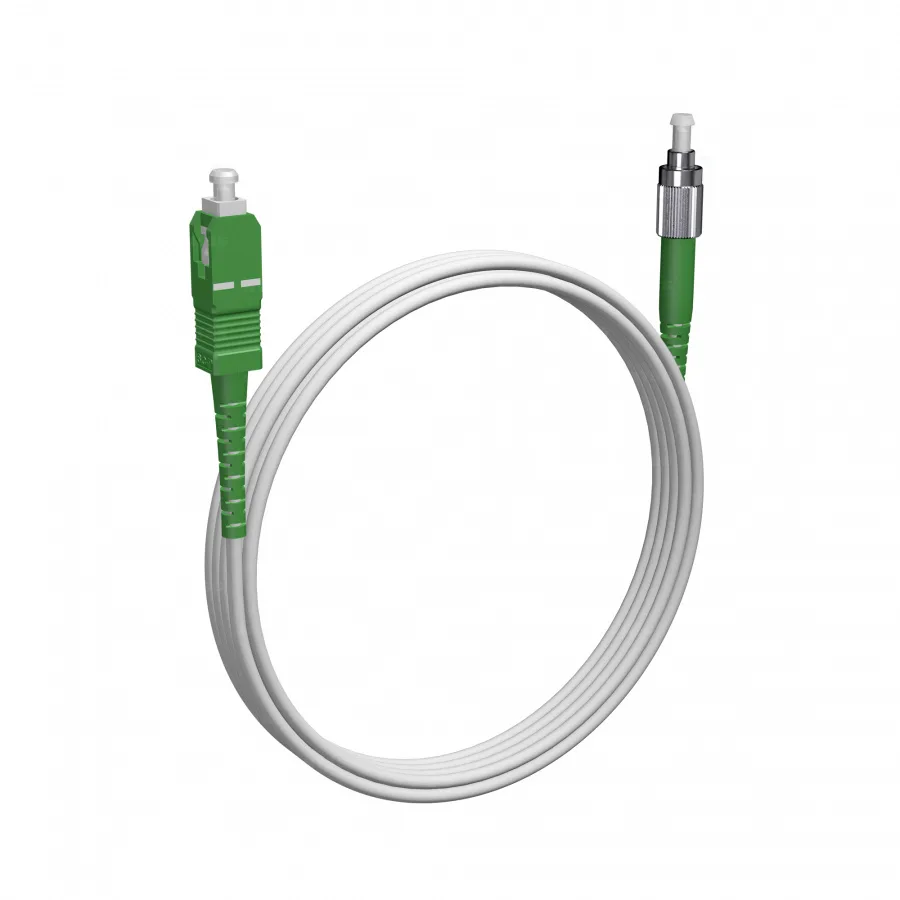 Шнур оптический NTSS spc SC/APC-FC/APC 9/125 G.657A1 3.0мм 3м LSZH (патч-корд)