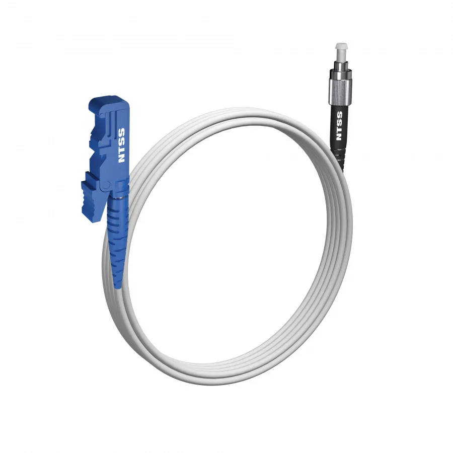 Шнур оптический NTSS spc E2000/UPC-FC/UPC 9/125 G.657A1 3.0мм 4м LSZH (патч-корд)