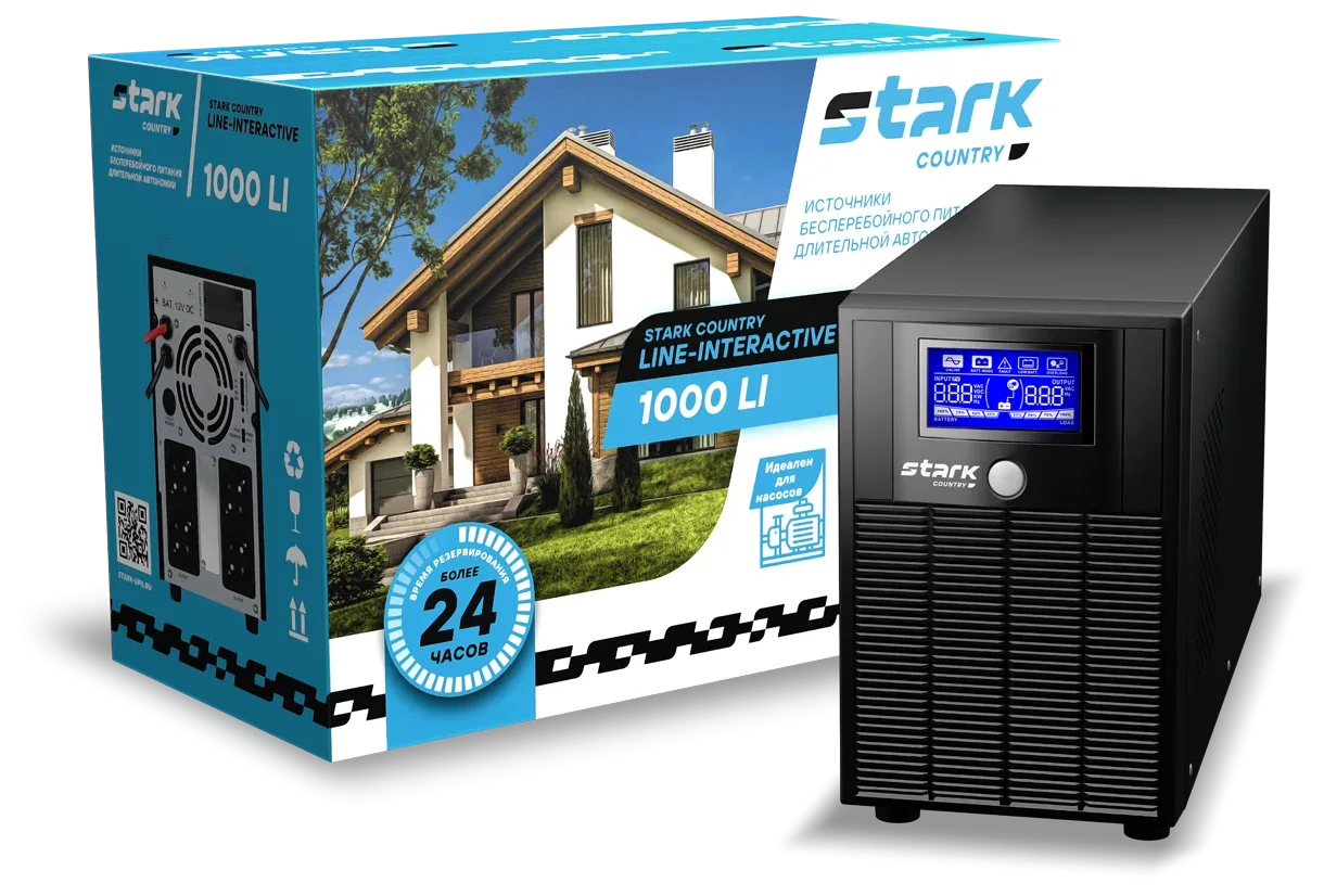 Stark Country 1000 LI Источник бесперебойного питания длительной автономии Stark Country