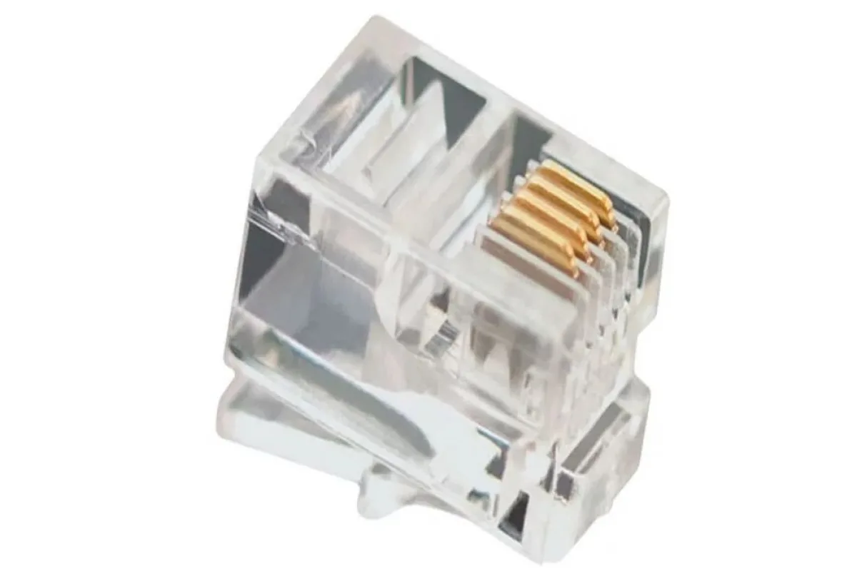 Коннектор RJ-11, 100 штук
