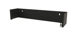 Hyperline BW19-2U-110F-RAL9005 Кронштейн настенный для 19" оборудования, высота 2U, глубина 110 мм,