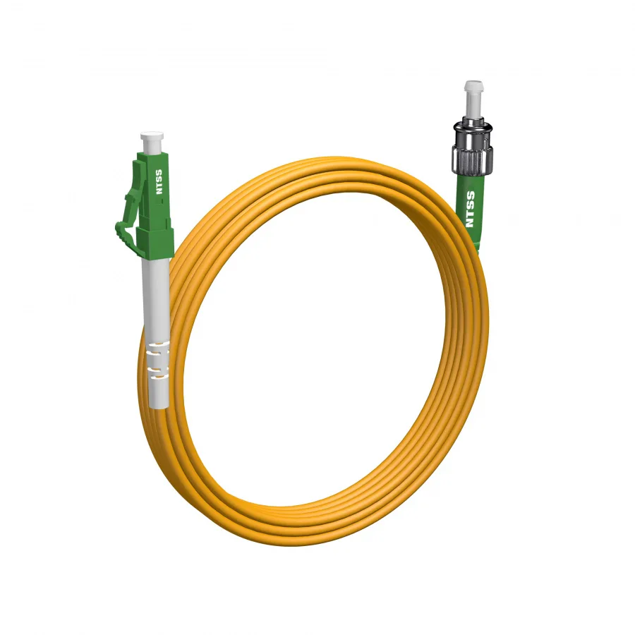 Шнур оптический NTSS spc LC/APC-ST/APC 9/125 3.0мм 9м LSZH (патч-корд)