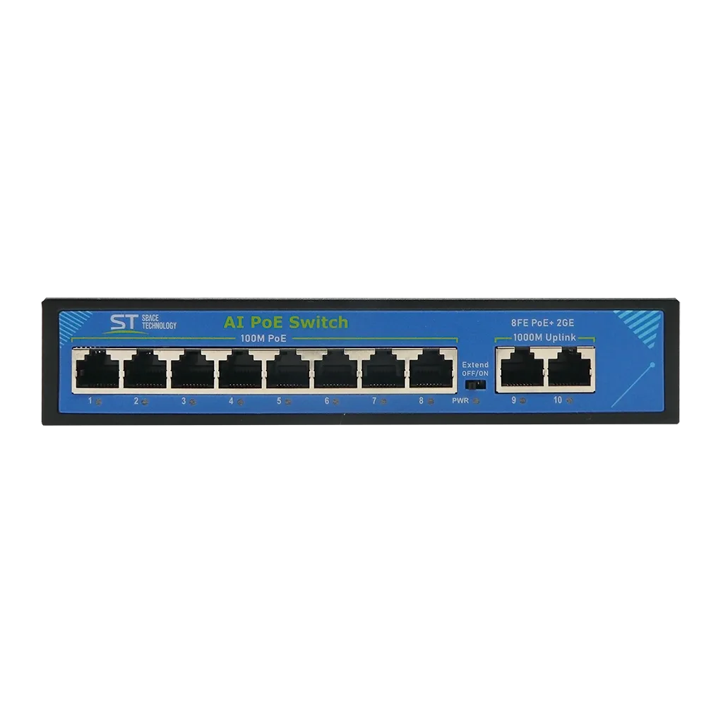ST-S86POE(2G/120W/А) PRO (версия 2) Коммутатор Switch POE 8-ми портовый Space Technology