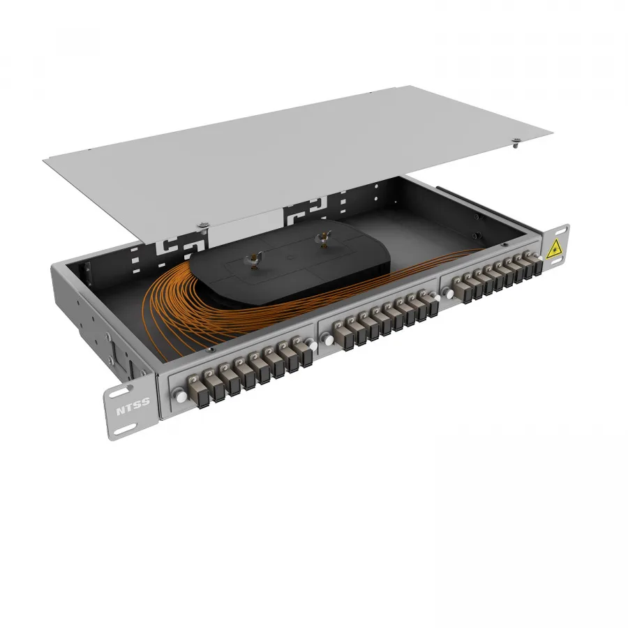 Кросс 19" NTSS PREMIUM, предсобранный 1U, 20 портов SC/UPC, 62.5/125 мкм