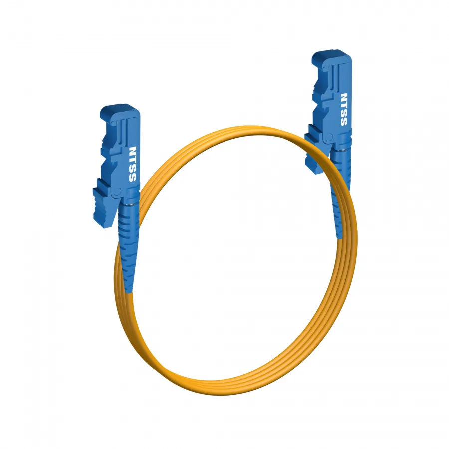 Шнур оптический NTSS spc E2000/UPC-E2000/UPC 9/125 3.0мм 2м LSZH (патч-корд)