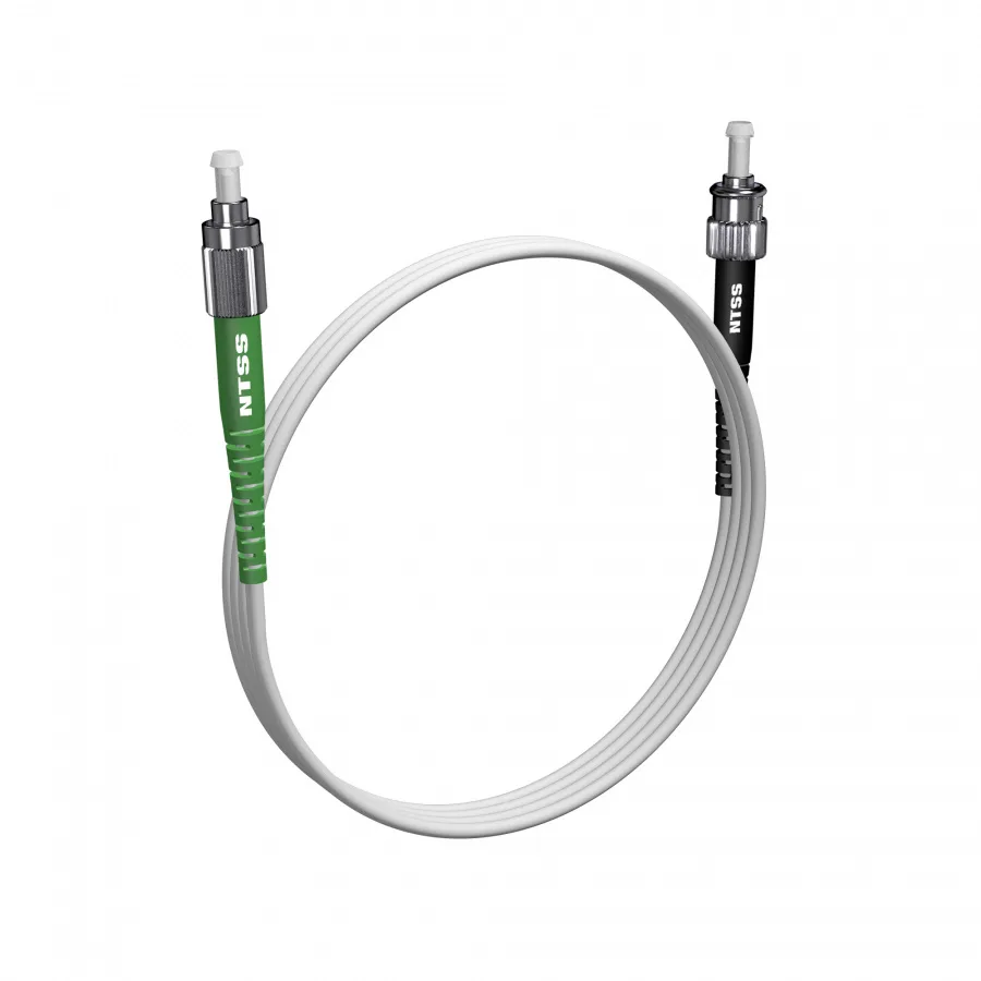 Шнур оптический NTSS spc LC/APC-ST/UPC 9/125 G.657A1 3.0мм 1м LSZH (патч-корд)