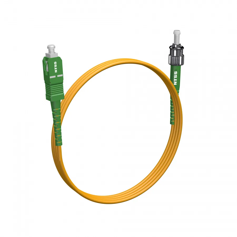 Шнур оптический NTSS spc SC/APC-ST/APC 9/125 3.0мм 1м LSZH (патч-корд)
