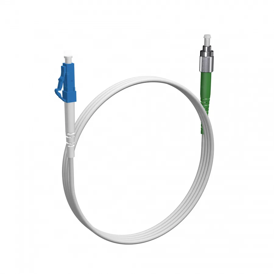 Шнур оптический NTSS spc LC/UPC-FC/APC 9/125 G657.A1 3.0мм 1м LSZH (патч-корд)