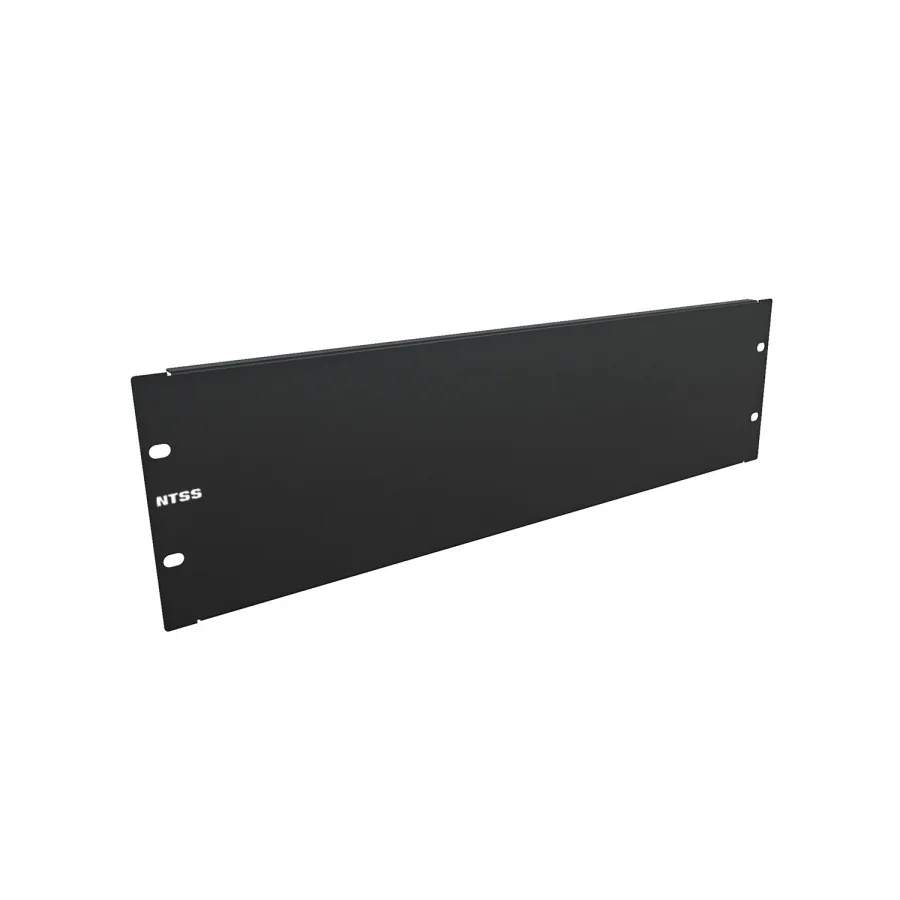 Панель 3U заглушка NTSS, крепление 19 3U, черный RAL 9005