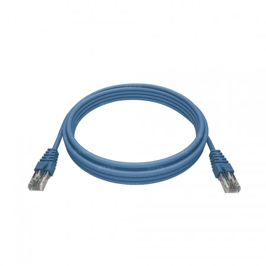 Патч-корд NTSS 2хRJ45/8P8C, T568B UTP 5e кат. литой 25 метров, LSZH, синий