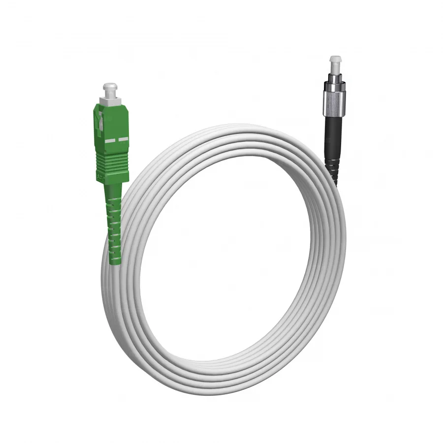Шнур оптический NTSS spc SC/APC-FC/UPC 9/125 G.657A1 3.0мм 20м LSZH (патч-корд)