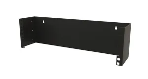 Hyperline BW19-3U-110F-RAL9005 Кронштейн настенный для 19" оборудования, высота 3U, глубина 110 мм,