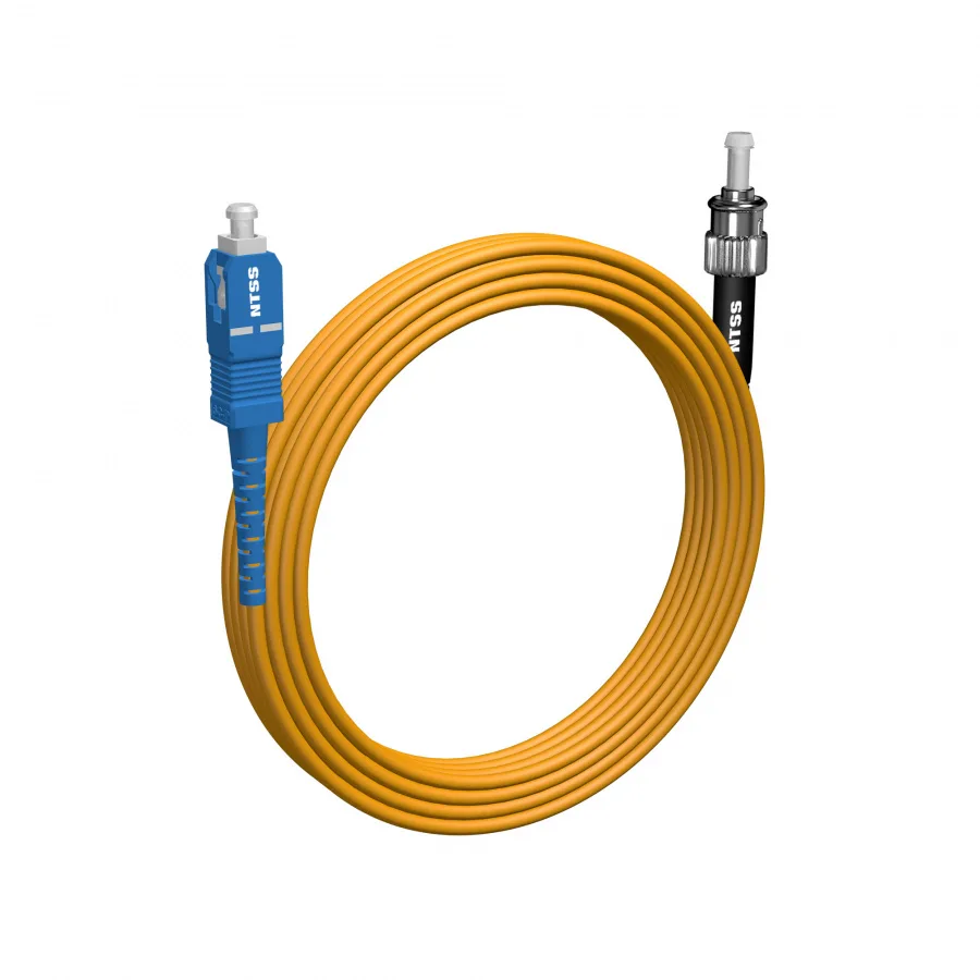 Шнур оптический NTSS spc SC/UPC-ST/UPC 9/125 3.0мм 20м LSZH (патч-корд)