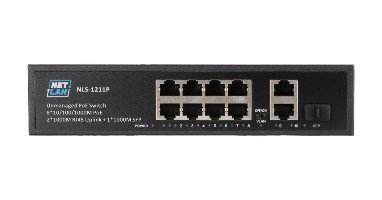 NLS-1211P Коммутатор неуправляемый NETLAN