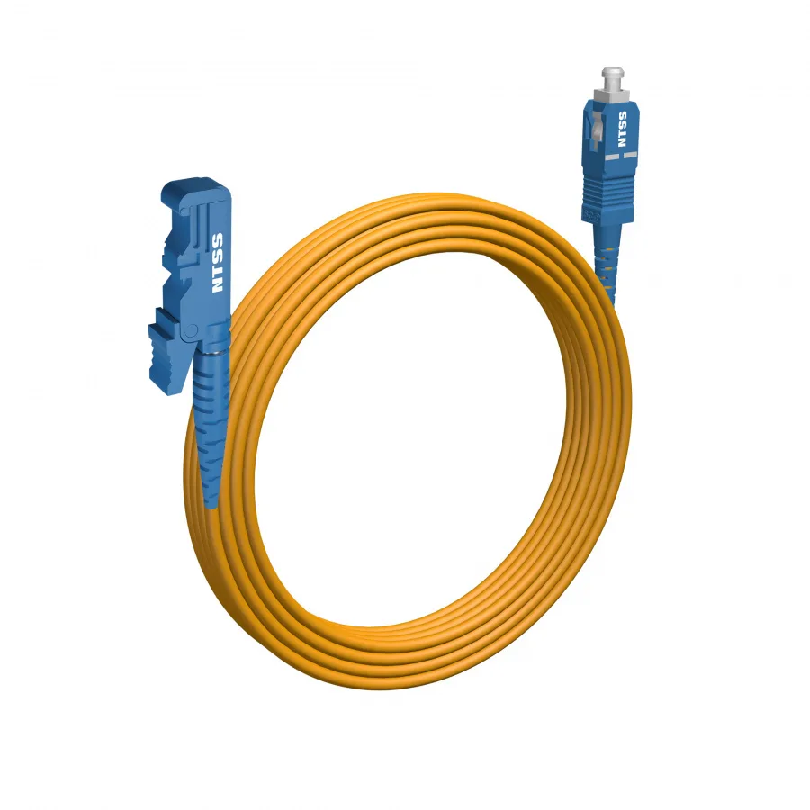 Шнур оптический NTSS spc E2000/UPC-SC/UPC 9/125 3.0мм 15м LSZH (патч-корд)