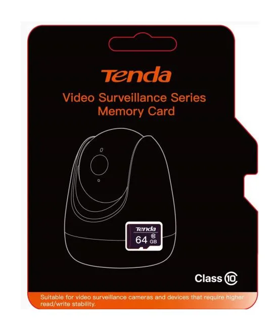 CM064 карта памяти MicroSD Tenda CM064 на 64Гб, 10-й класс, поддержка UHD видео высокой чёткости Tenda