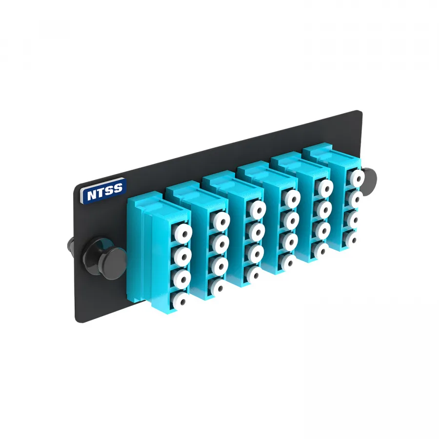 Сменная планка NTSS PREMIUM 6 LC Quadro ОМ3 адаптеры в комплекте для оптического кросса MTP/MPO