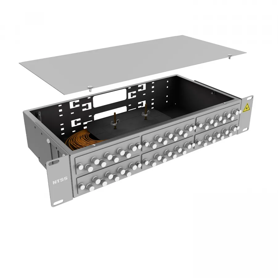 Кросс 19" NTSS PREMIUM, предсобранный 2U, 32 порта FC/UPC, 62.5/125 мкм