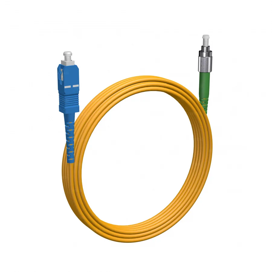 Шнур оптический NTSS spc SC/UPC-FC/APC 9/125 3.0мм 8м LSZH (патч-корд)