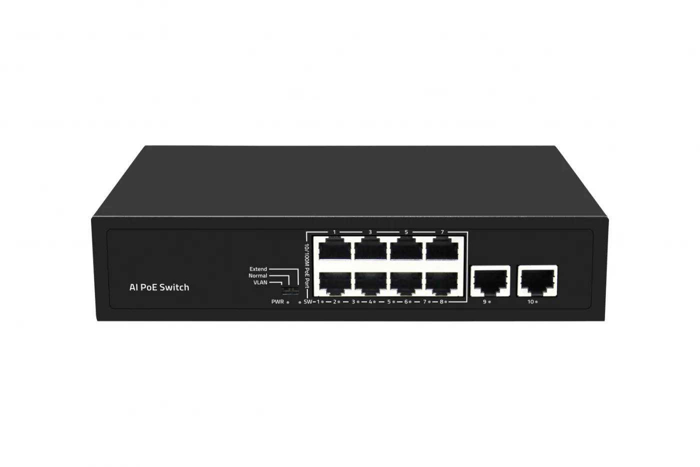 ST-NS008MB-MD Коммутатор неуправляемый 10 портовый с PoE Smartec