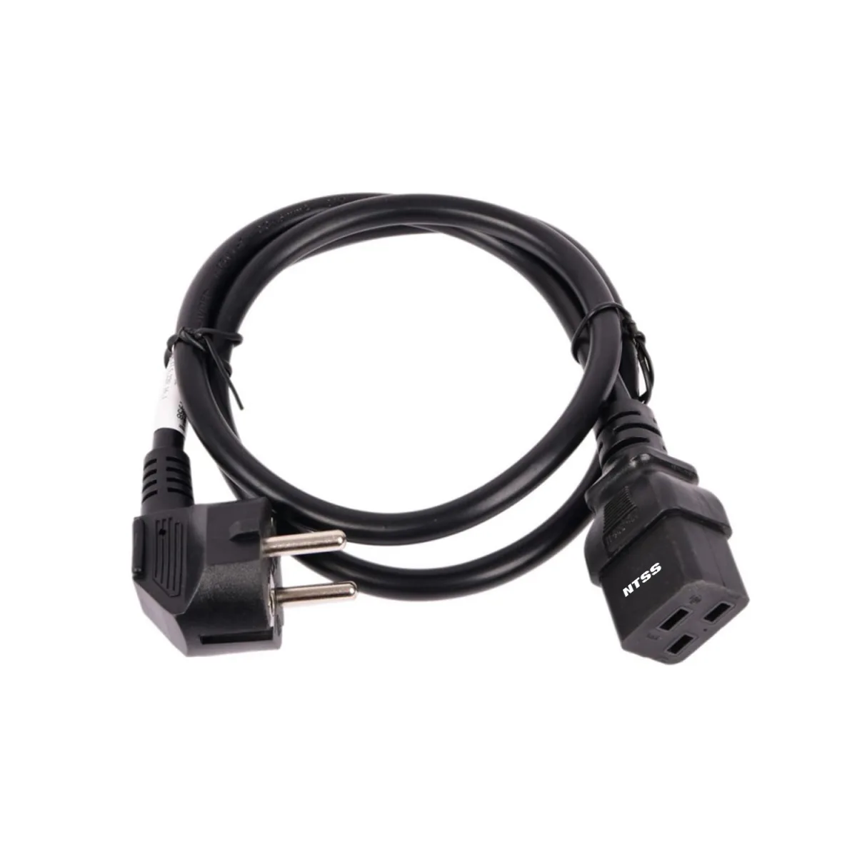 Шнур питания NTSS для БРП IEC 60320 C19 – CEE 7/7 Schuko, 3х1.5, 1.8 м, ГОСТ
