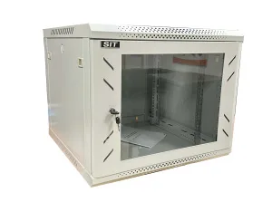 Шкаф 19" 6U SIT-WM063WT телекоммуникационный настенный серый RAL7035 размеры(ШхГхВ) 600*600*368мм