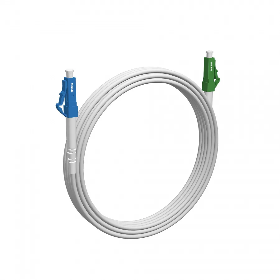 Шнур оптический NTSS spc LC/UPC-LC/APC 9/125 G.657A2 3.0мм 5м LSZH (патч-корд)