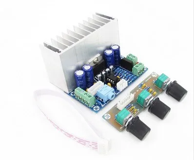 Усилитель XH-M342 AC/DC12 20W*2+30W PBTL TDA7377 super bass 2.1 канала