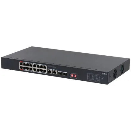 DH-S3218-16ET-135 16-портовый неуправляемый коммутатор с РоЕ Dahua