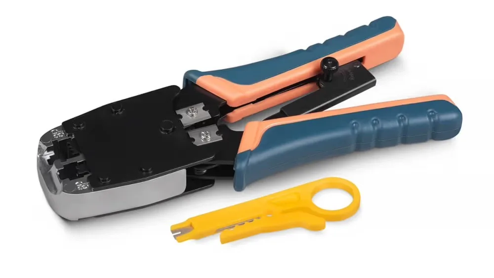 Инструмент обжимной NBK HT-500R для RJ-45(8р8с), RJ-11/12 (6р6с, 6р4с, 6р2с)