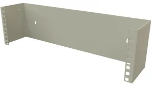 Hyperline BW19-3U-110F-RAL7035 Кронштейн настенный для 19" оборудования, высота 3U, глубина 110 мм,