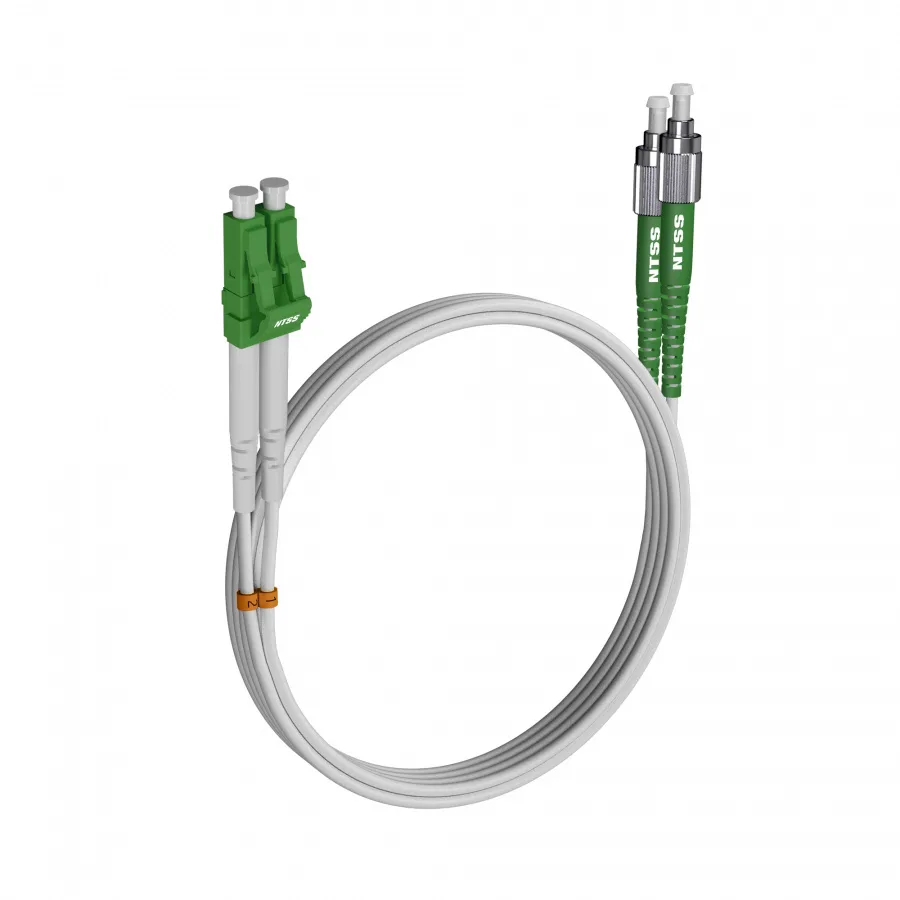 Шнур оптический NTSS dpc LC/APC-FC/APC 9/125 G.657A1 3.0мм 3м LSZH (патч-корд)