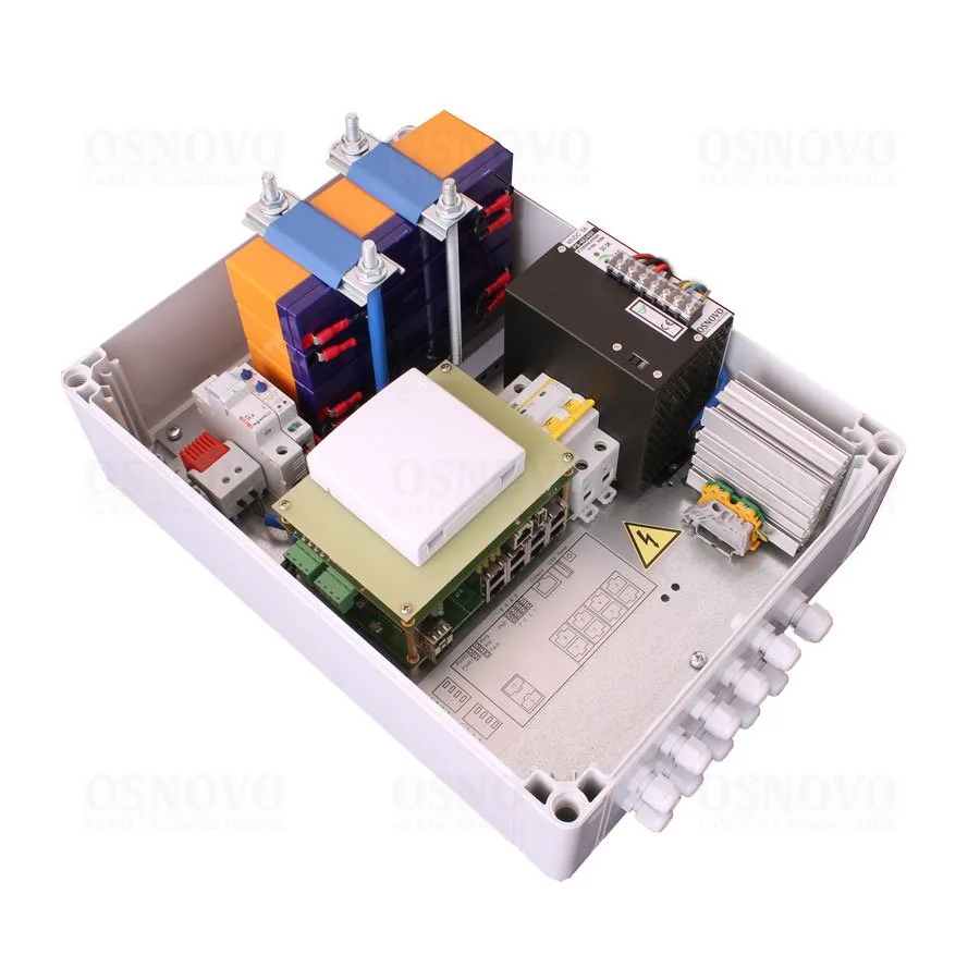 SW-80802/WLU Уличный управляемый PoE коммутатор на 10 портов с термостабилизацией и резервным питанием OSNOVO