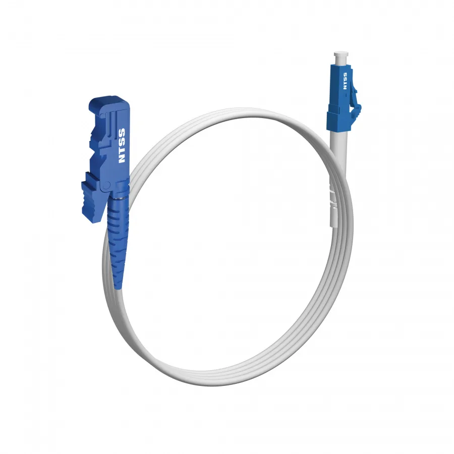 Шнур оптический NTSS spc E2000/UPC-LC/UPC 9/125 G.657A1 3.0мм 1м LSZH (патч-корд)