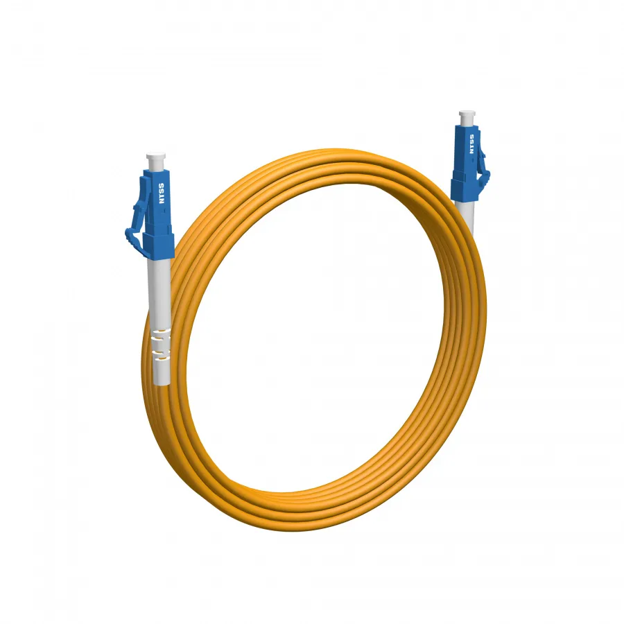 Армированный шнур оптический NTSS spc LC/UPC-LC/UPC 9/125 3.0мм 5м LSZH (патч-корд)