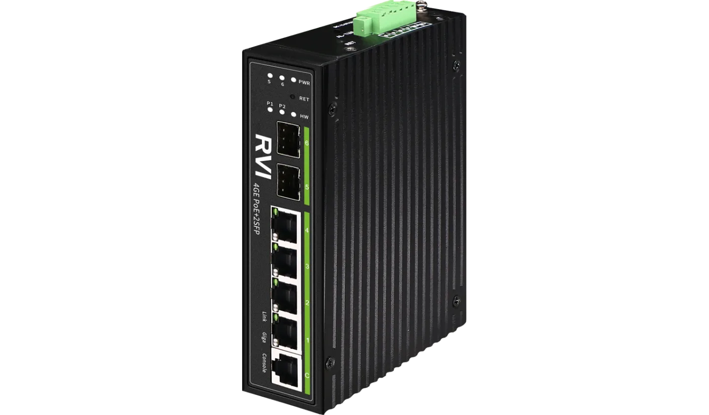 RVi-1NSIM4GP-2S Сетевой коммутатор с РоЕ RVi