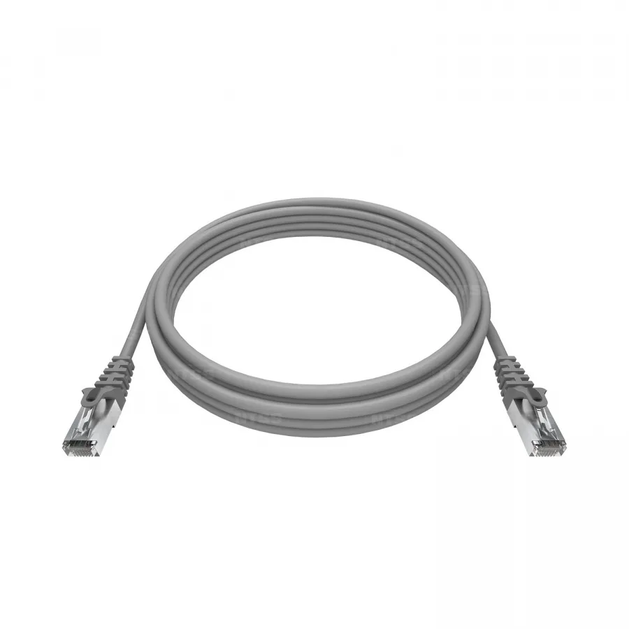 Патч-корд NTSS PREMIUM 2xRJ45/8P8C, T568B FTP CAT5e LSZH 25 метров, серый