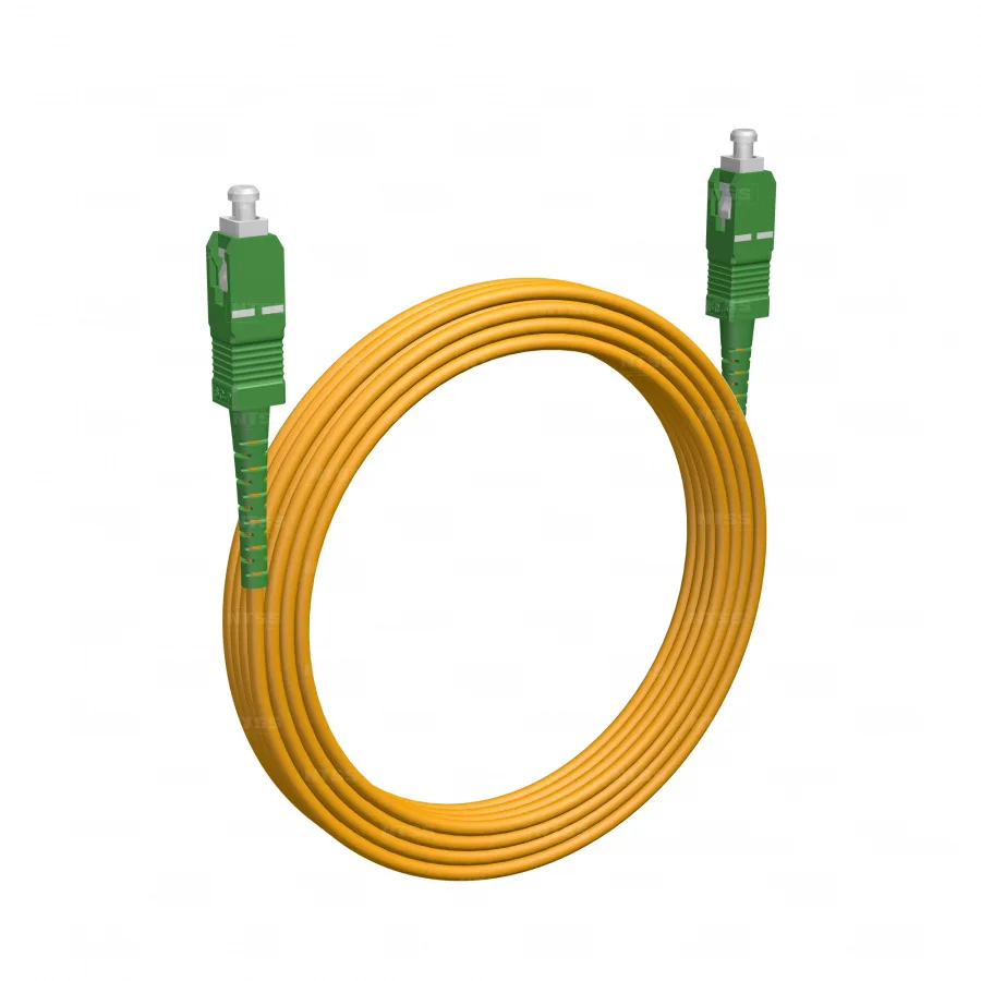 Шнур оптический NTSS spc SC/APC-SC/APC 9/125 3.0мм 15м LSZH (патч-корд)