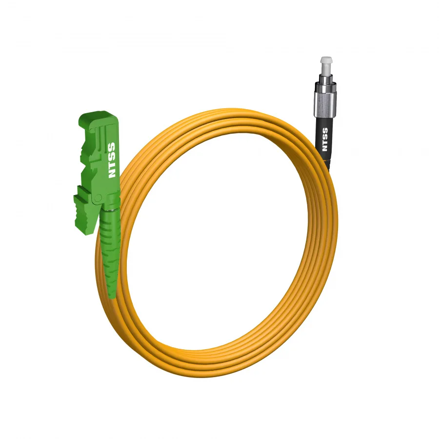 Шнур оптический NTSS spc E2000/APC-FC/UPC 9/125 3.0мм 5м LSZH (патч-корд)