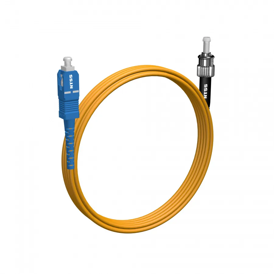 Шнур оптический NTSS PREMIUM spc SC/UPC-ST/UPC 9/125 3.0мм 3м LSZH (патч-корд)