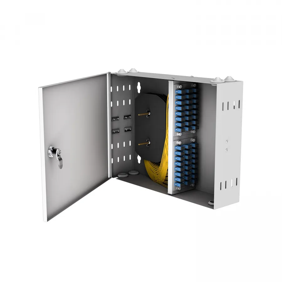 Кросс настенный NTSS PREMIUM, предсобранный, 48 портов SC/UPC, 9/125 мкм
